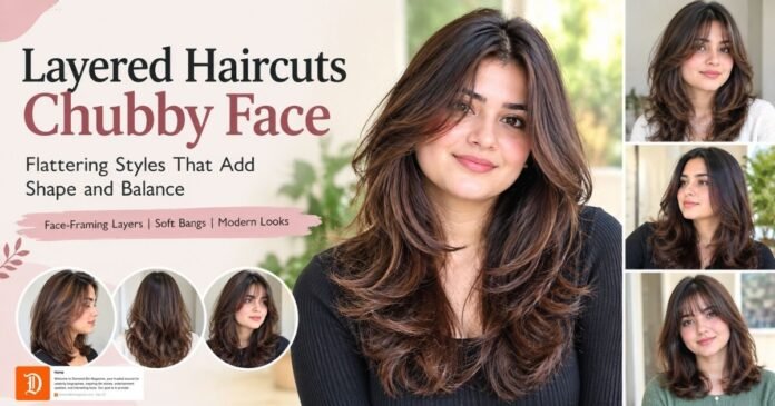 Layered Haircuts Chubby Face